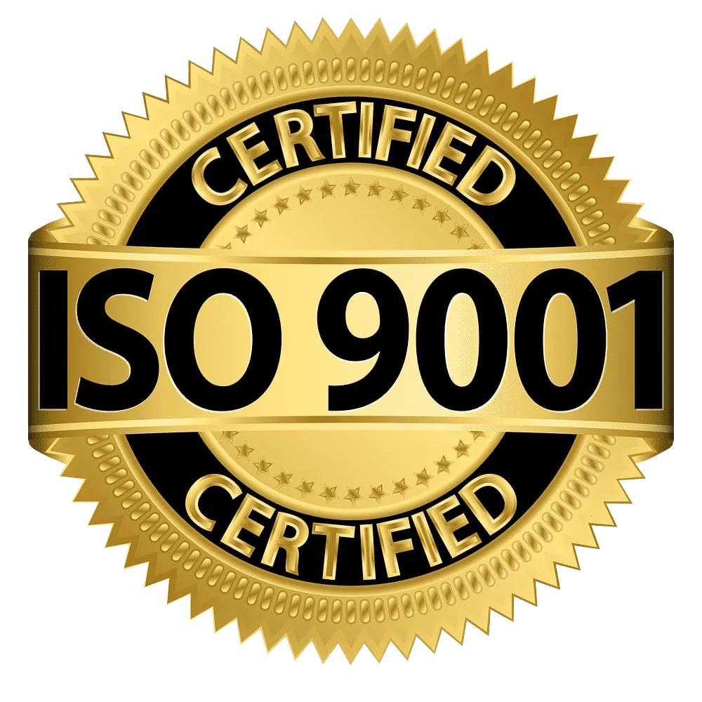 ISO 9001 certified